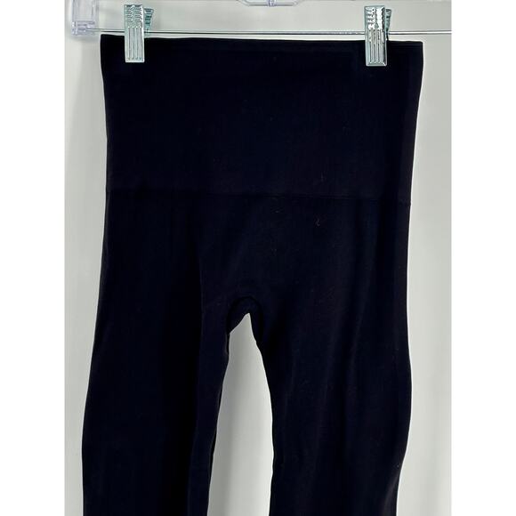 SPANX Women’s Perfect Fit Leggings Small Black High Rise Ankle Zip Embellished - Picture 3 of 9